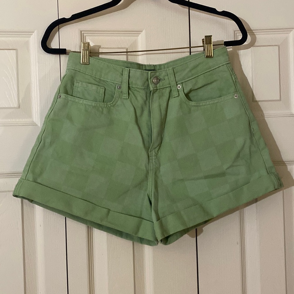 Wild Fable checkered jean shorts